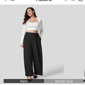 Viral Halara waffle trousers